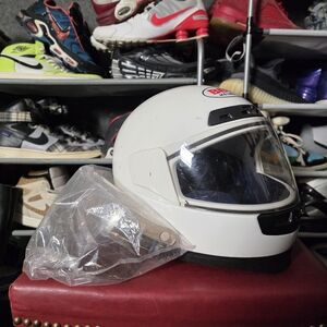 🔥 Bell White Full-Face Motorcycle Helmet Size Large NEW Replacement VISOR!
